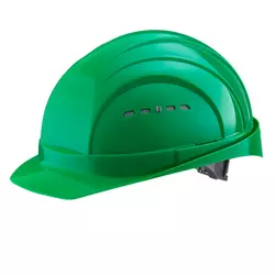 Schutzhelm EuroGuard 4-Punkt-Gurtband mit Pinlock grün