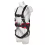 Protecta® E200 4-Punkt-Komfort-Auffanggurt Positionierung schwarz-rot