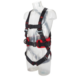 Protecta® E200 3-Punkt-Komfort-Auffanggurt Positionierung schwarz-rot