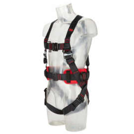 Protecta® E200 4-Punkt-Komfort-Auffanggurt Positionierung schwarz-rot