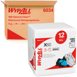 WypAll® X60 Wischtücher gefaltet 6034